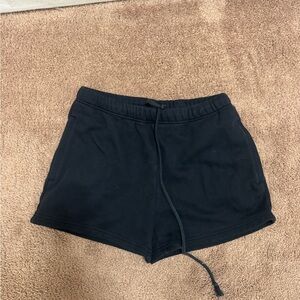 Casual Black Women's Drawstring Shorts